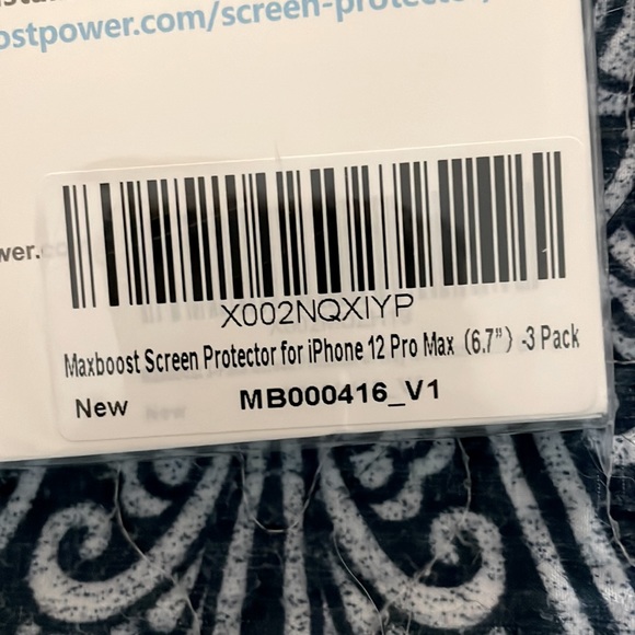 Iphone 12 Pro Max Maxboost Tempered Glass Screen Protectors - Picture 3 of 3